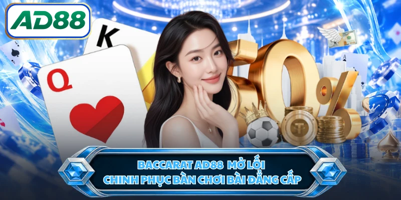 Baccarat AD88  Mở Lối Chinh Phục Bàn Chơi Bài Đẳng Cấp