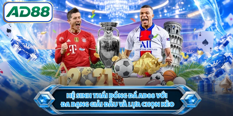 Hệ sinh thái bóng đá AD88 với đa dạng giải đấu và lựa chọn kèo 