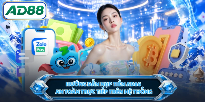 Hướng dẫn nạp tiền AD88 an toàn trực tiếp trên hệ thống