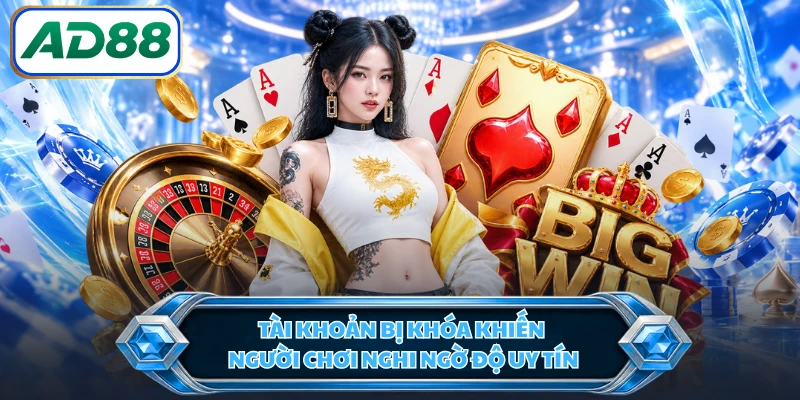 Tài khoản bị khóa khiến người chơi nghi ngờ độ uy tín
